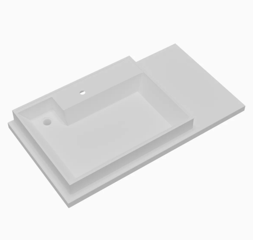 Раковина Санта Юпитер 900х500 L белая