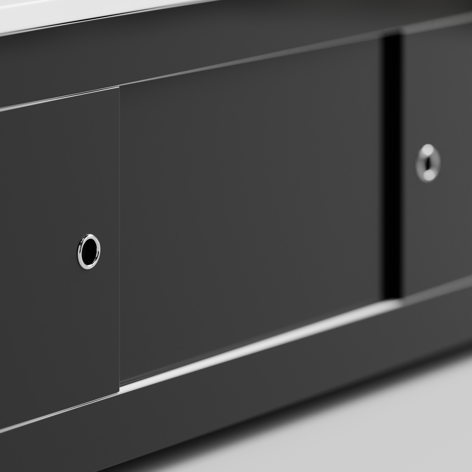 Экран под ванну Vod-ok Купе 180 раздвижной Черный глянец