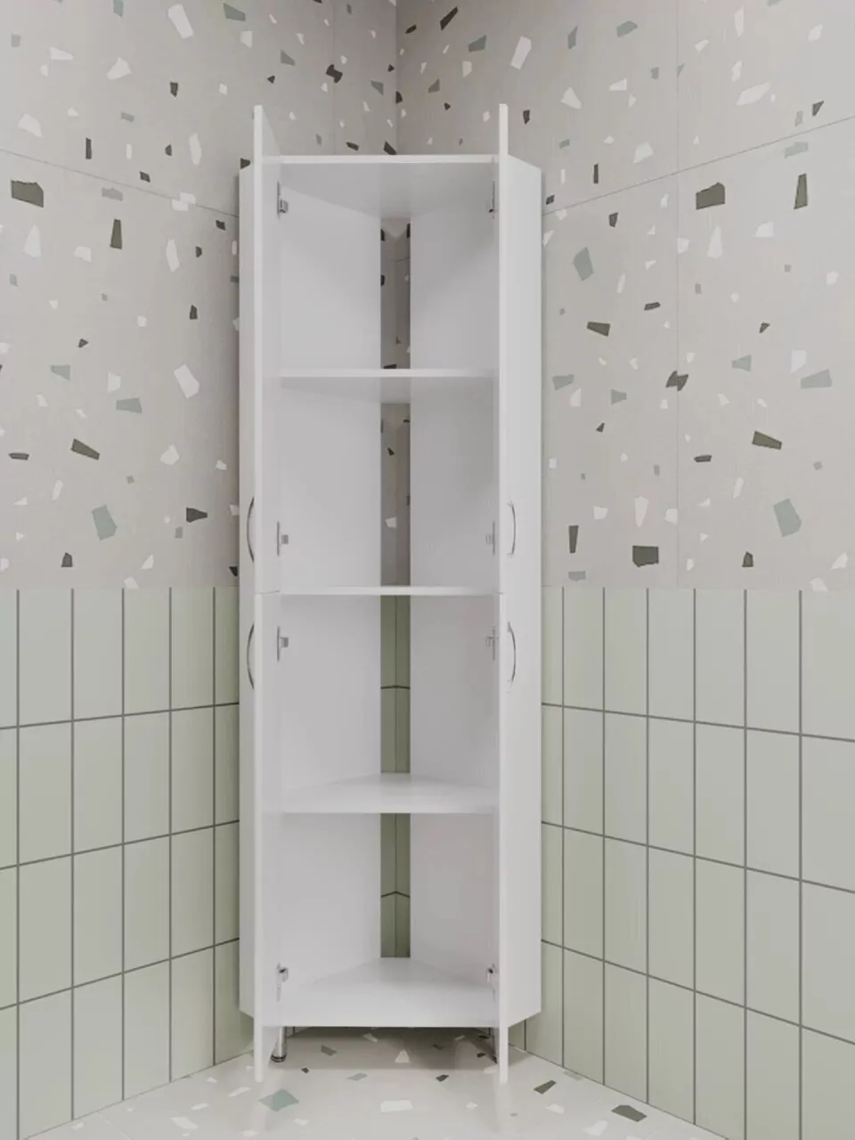 Пенал Style Line Эко Стандарт Веер 45 напольный, угловой