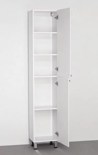 Пенал Style Line Канна 36 R Люкс напольный, белый