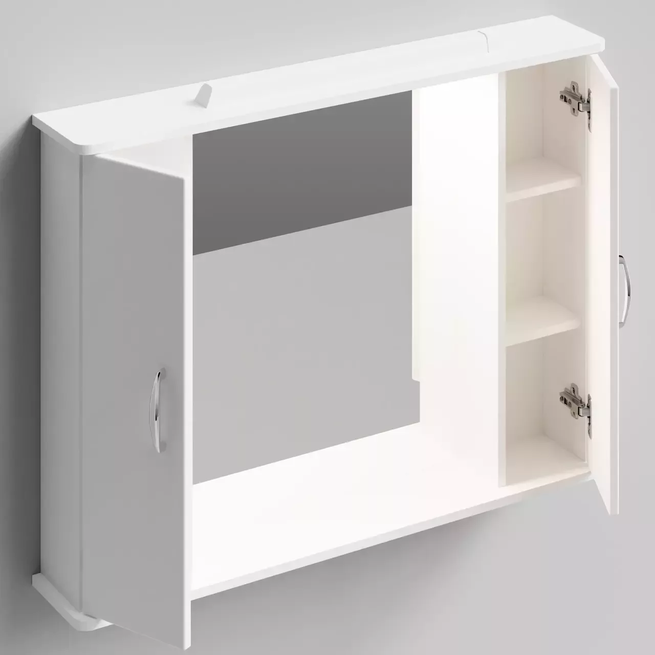 Зеркало-шкаф Vod-ok Колумбия 105 свет, белый