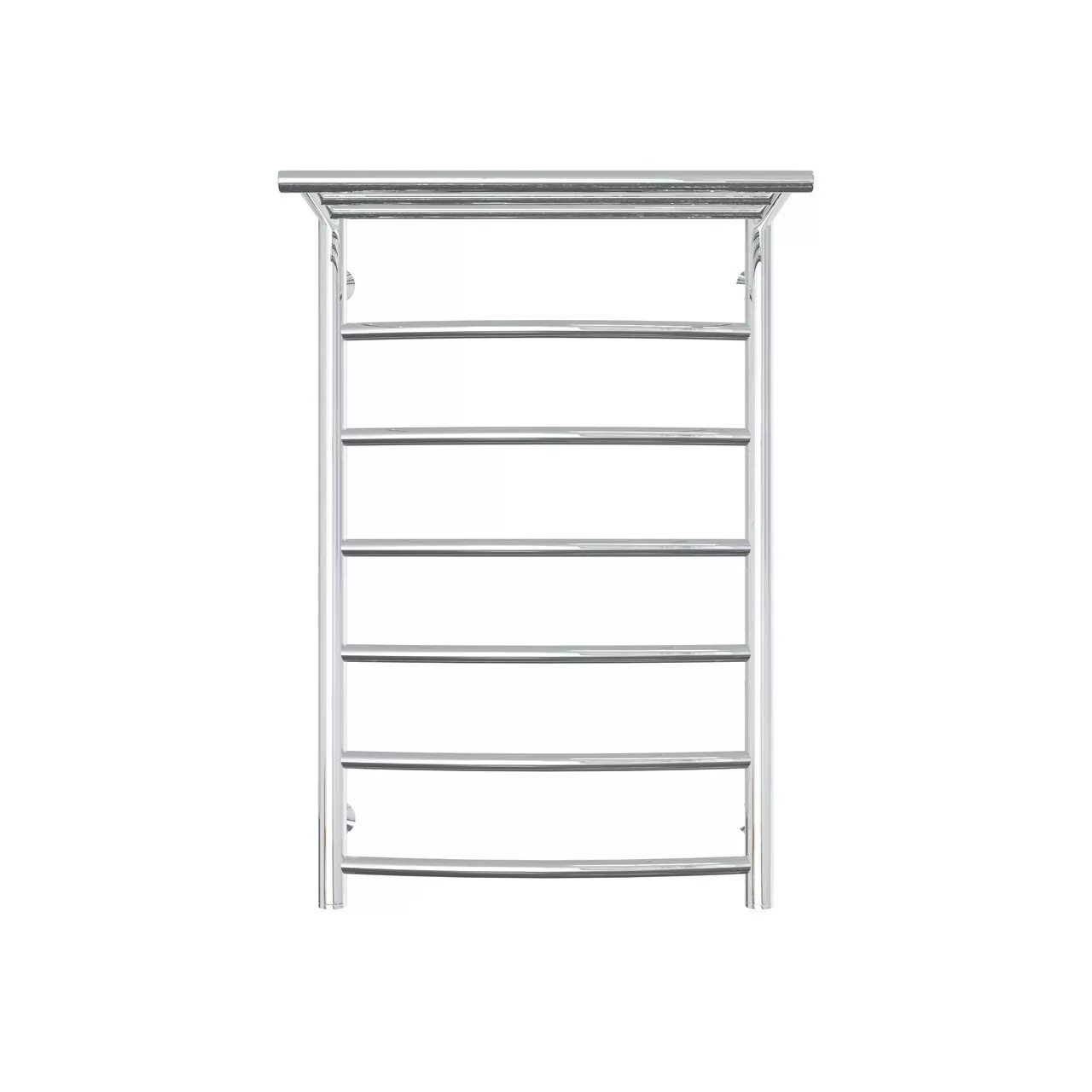 Полотенцесушитель водяной Laris Классик П7 500х800 с полкой, хром