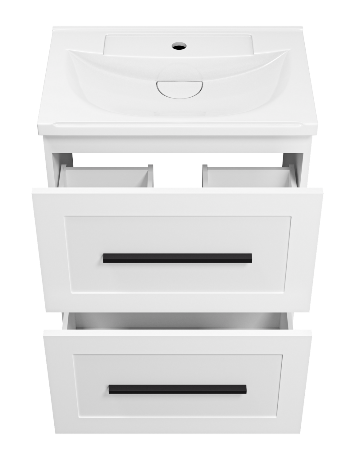 Тумба с раковиной Misty Модерн 60 белый