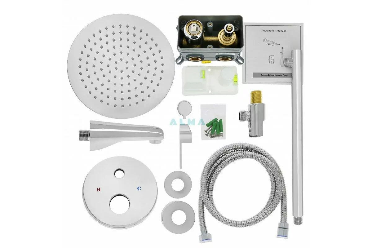 Душевой комплект ALMAes Marita TVZ-8839 хром