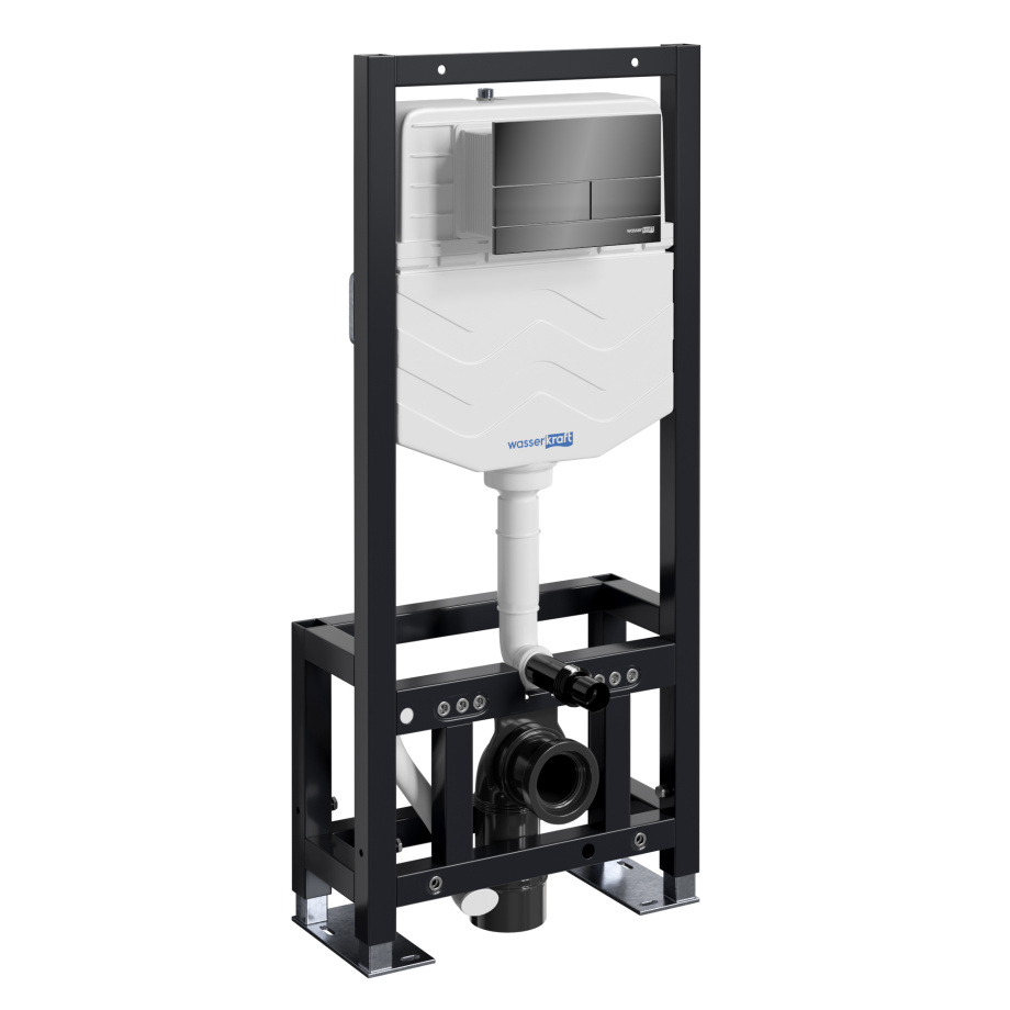 Инсталляция WasserKraft Dill 61TLT.010.ME.PB04 для подвесного унитаза, с кнопкой