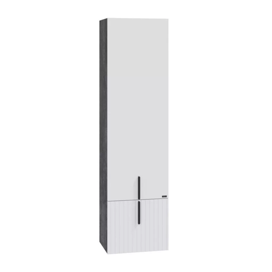 Пенал Санта Юпитер 40 R подвесной, белый/темный бетон