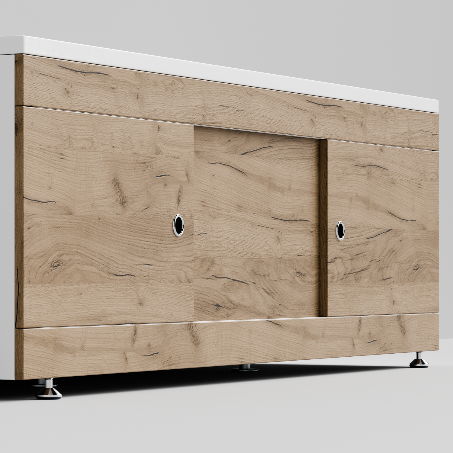 Экран под ванну Vod-ok Купе 170 раздвижной Дуб Тортуга