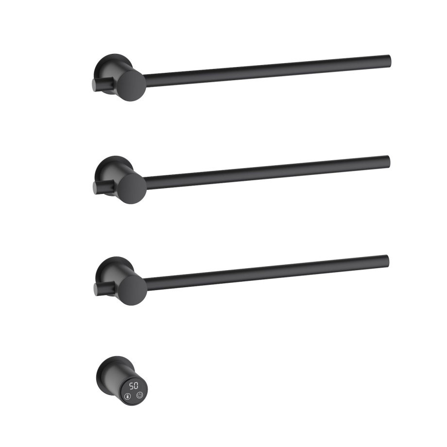 Полотенцесушитель электрический, встроенный Timo Saona 030/03SM черный