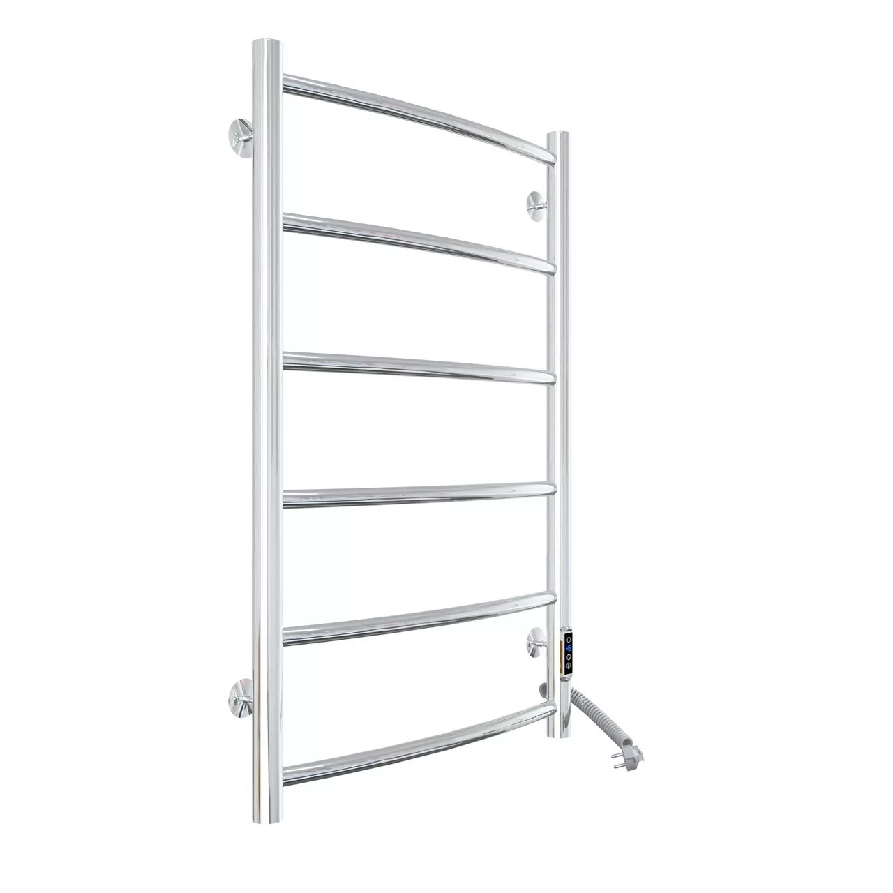 Полотенцесушитель электрический Laris Классик П6 500х800 с терморегулятором, правый, хром