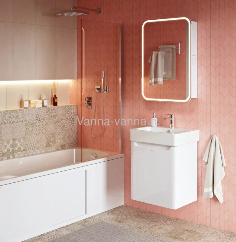 Мебель для ванной Alavann Lana 50 комплект, подвесной, белый Мебель для ванной Alavann Lana 50 комплект, подвесной, белый