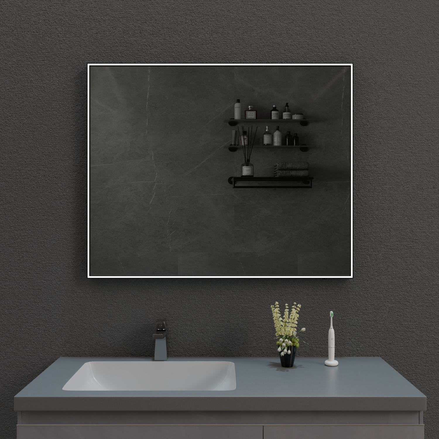 Зеркало Esbano ES-3803 KDB 100x80х3