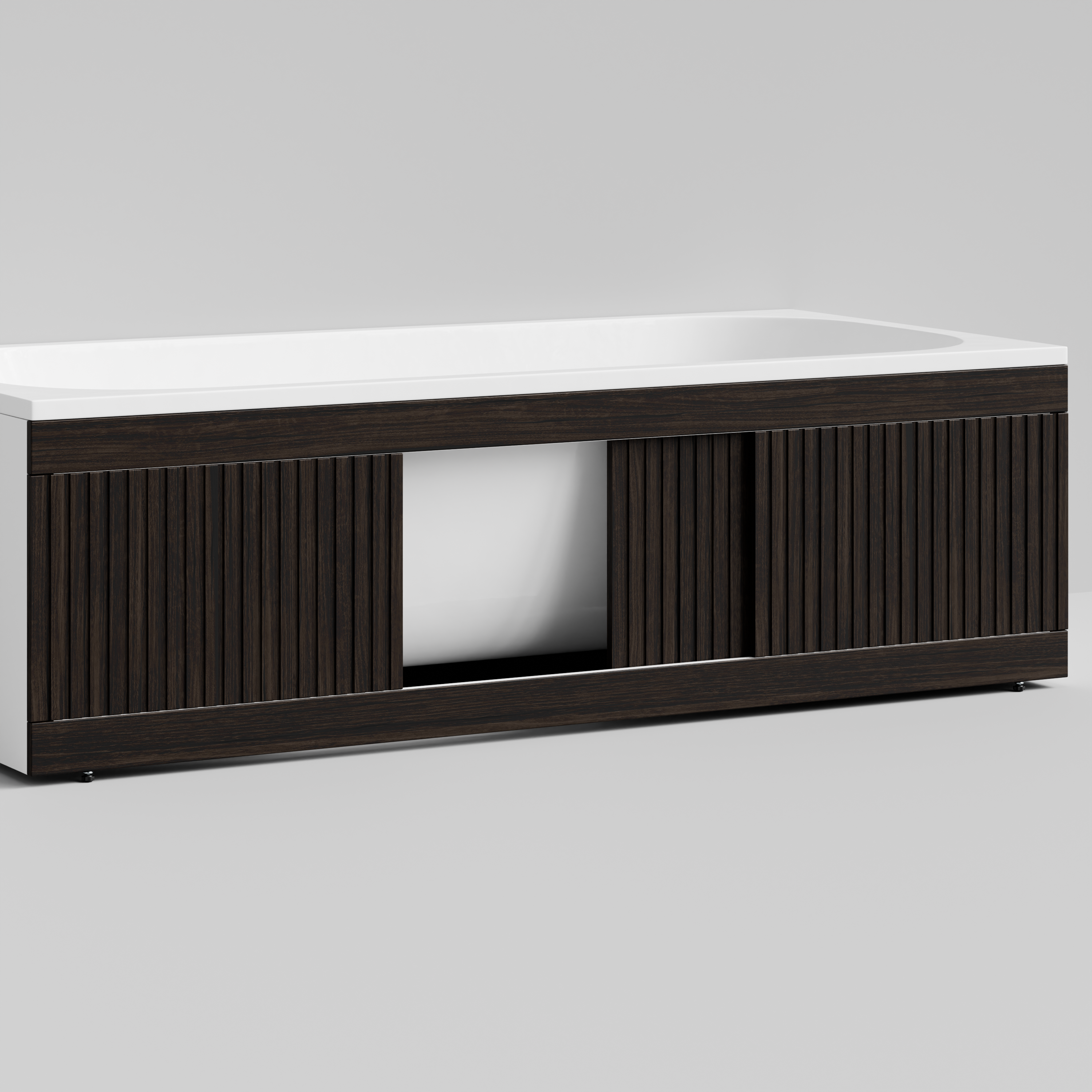 Экран под ванну Vod-ok Тач 180 раздвижной венге + 15 цветов