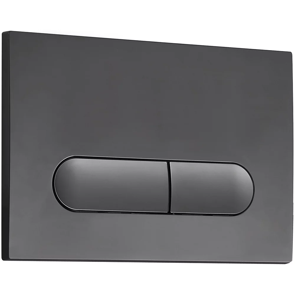 Кнопка смыва Veconi FLUSH V3, FLV3-GM, 240х162х9, пластик, оружейная сталь