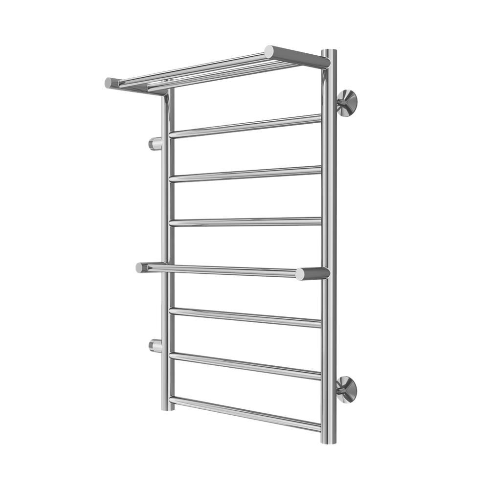 Полотенцесушитель водяной с полкой (боковое подключение) Terminus Анкона П8 50х80 левый