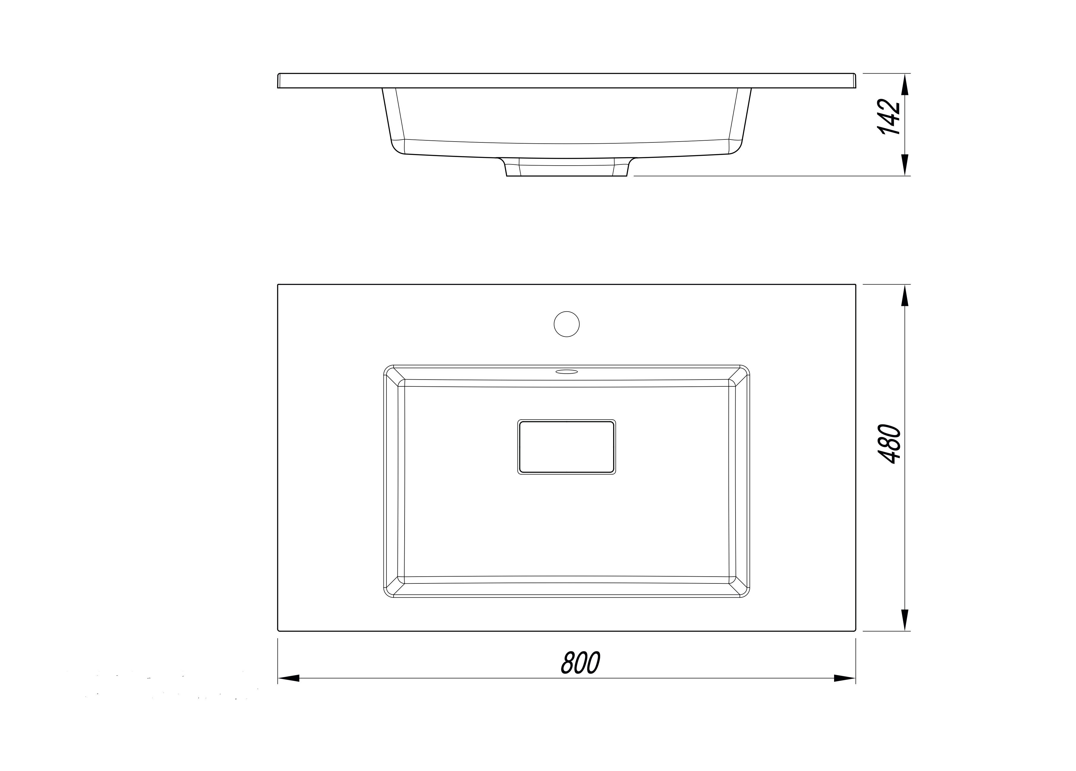 Тумба напольная Style Line Лима 80 эмаль, с раковиной LINE 80 антрацит, графит