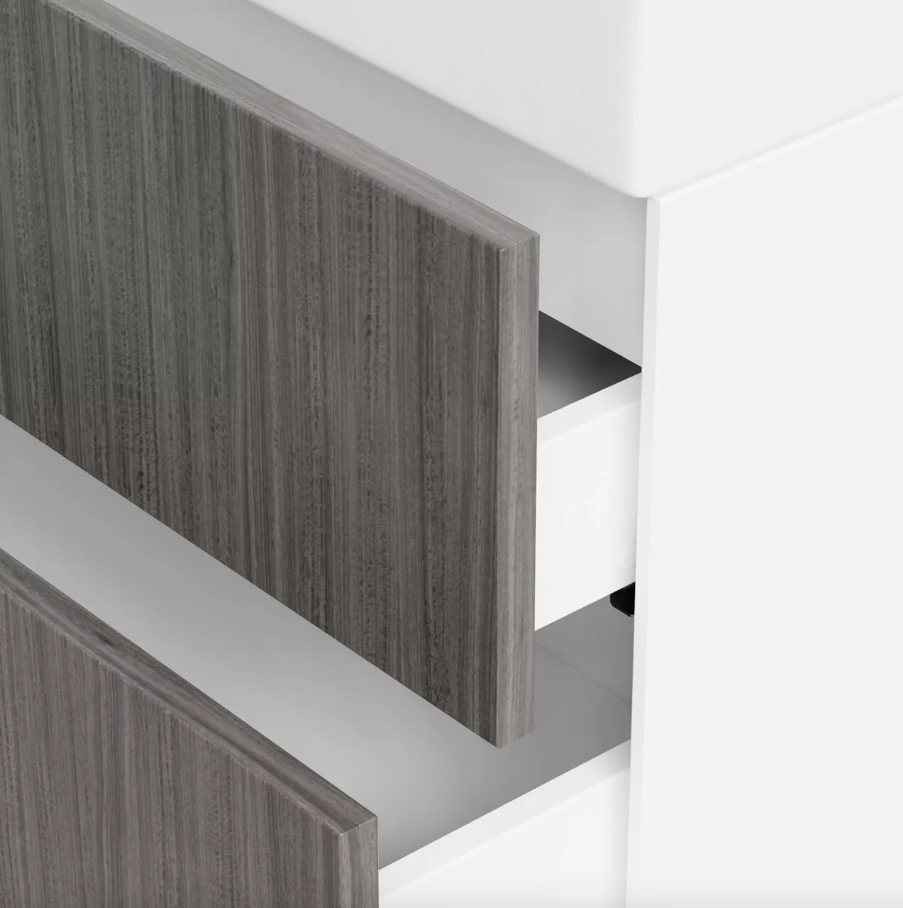 Тумба подвесная Vod-ok Эвкалипт 100 с раковиной Stance 100, эвкалипт серый от магазина Vanna-Vanna.ru!