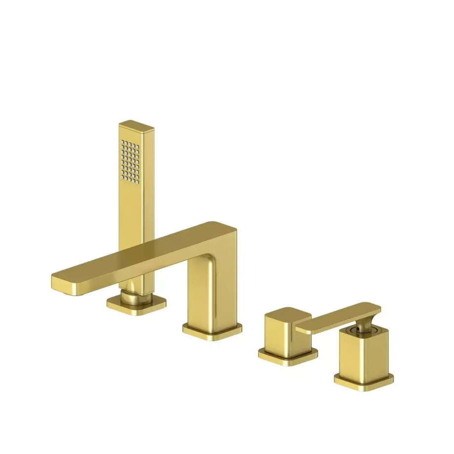 Смеситель на борт ванны Timo Torne 4330/17Y золото матовое