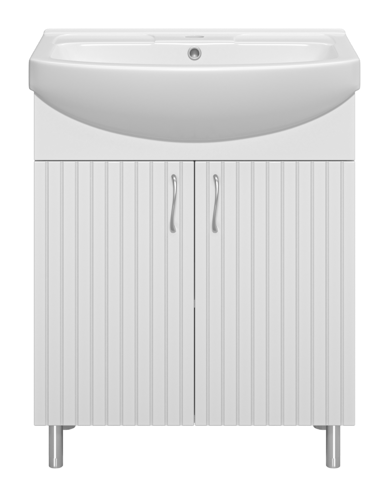 Тумба с раковиной Misty Изео 70 белый