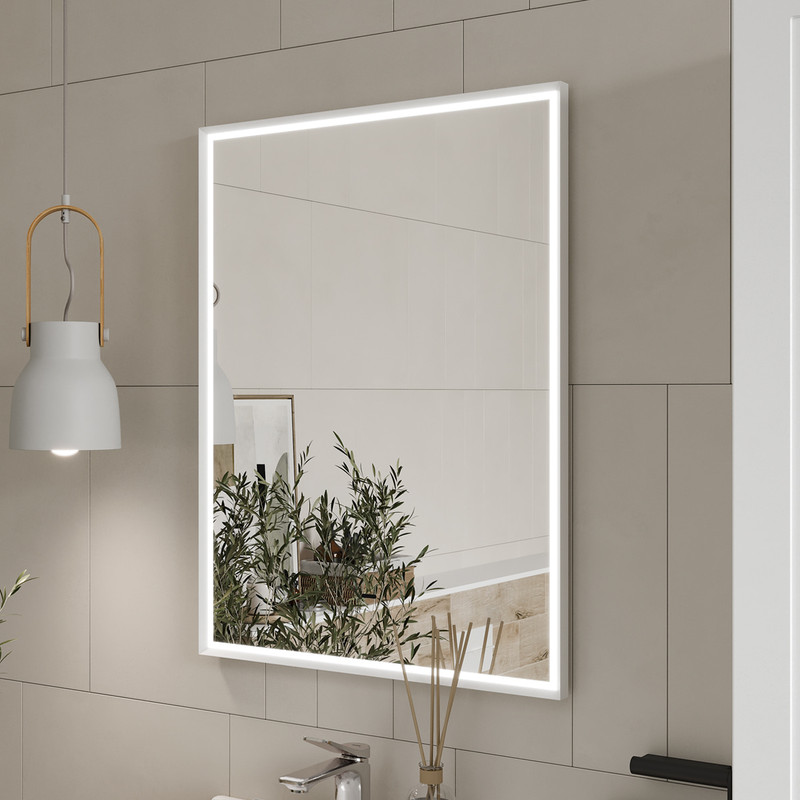 Зеркальный шкаф EQUIL Lago LED 60 белый