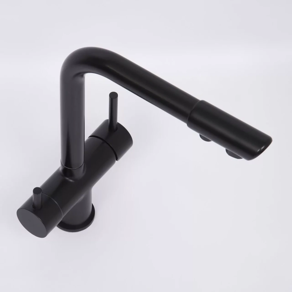 Смеситель для кухни WasserKraft A8367 черный Soft-touch от магазина Vanna-Vanna.ru!