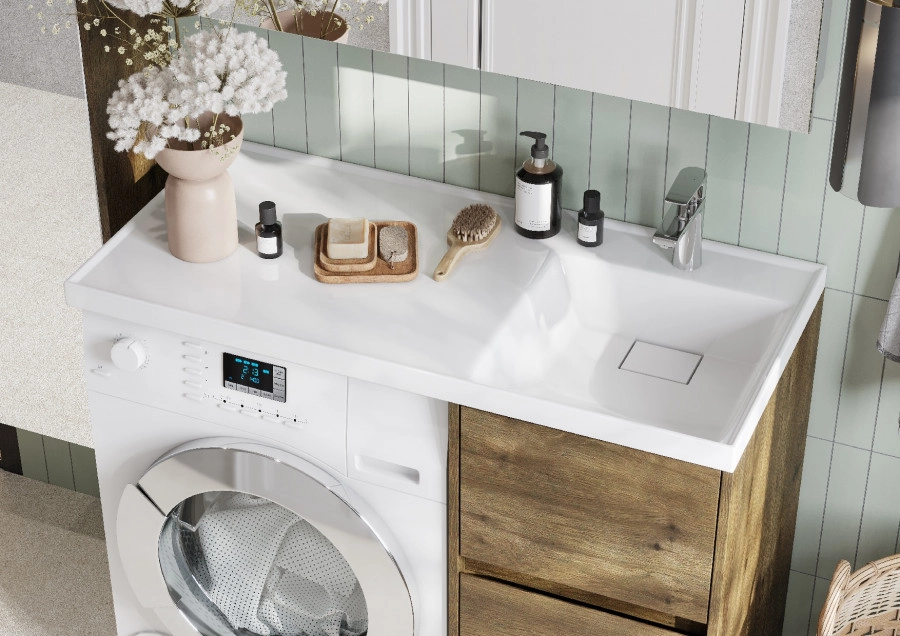 Тумбы под раковину AQUATON Лондри 40 Дуб Рустикальный