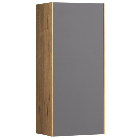 Шкаф навесной Aquaton Сохо 40 дуб веллингтон/графит софт