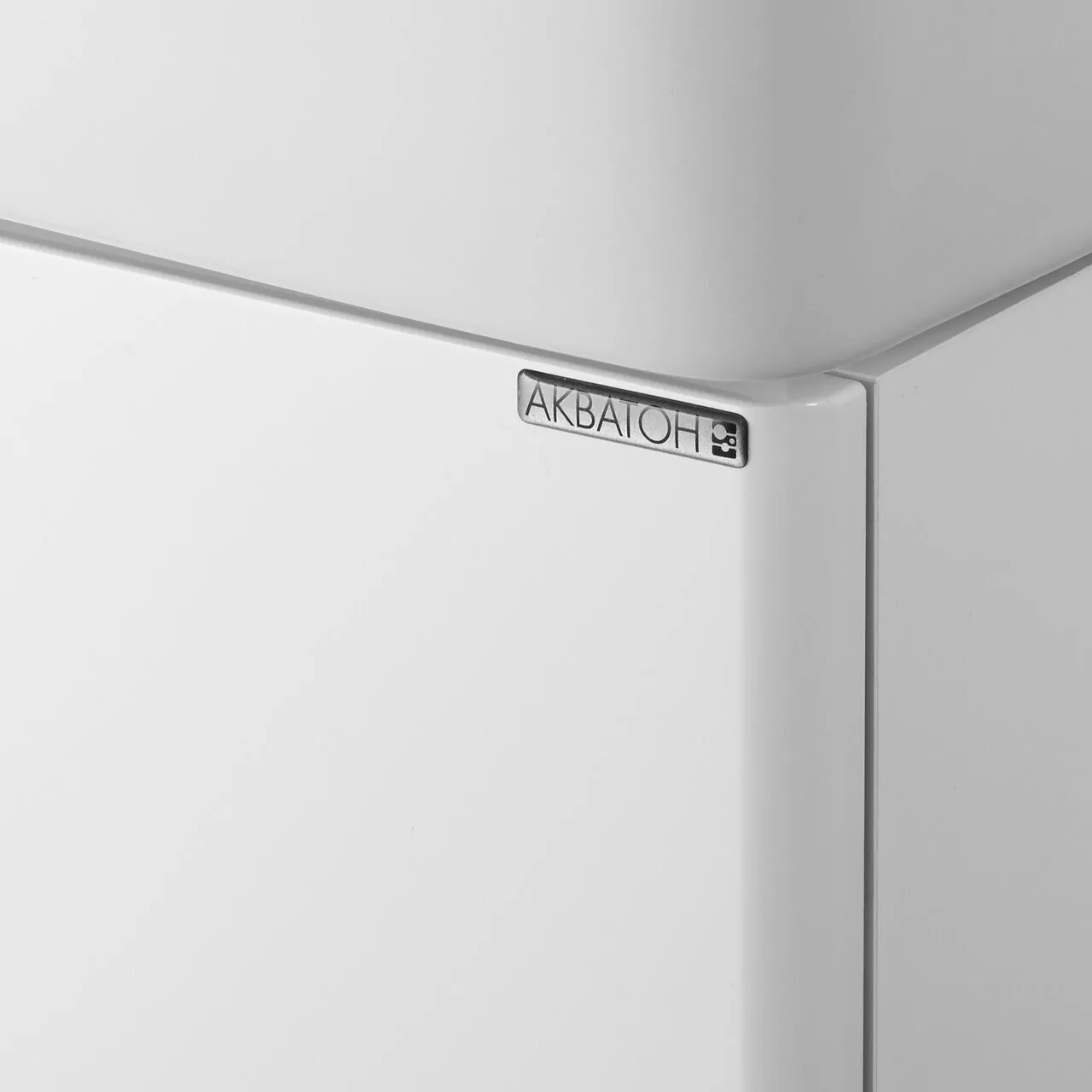 Тумба подвесная Aquaton Америна 70 с раковиной Тигода 70, два ящика, белый