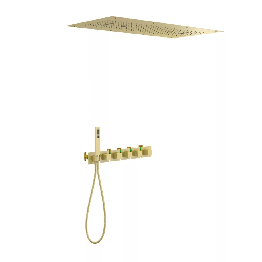 Душевой комплект Timo Petruma SX-5329/17SM матовое золото
