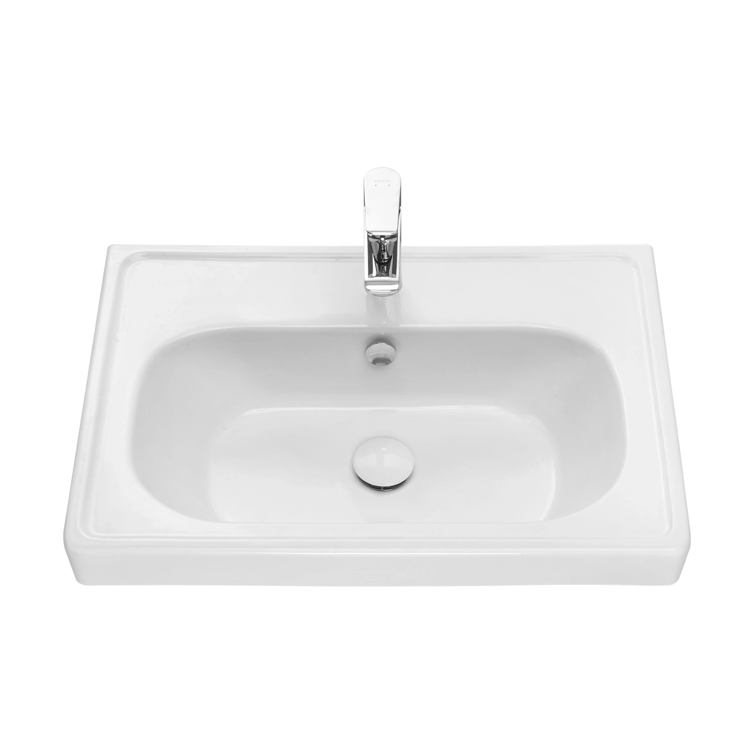 Тумба подвесная Aquaton Ар-Деко 65 с раковиной Нео 65, 2 ящика, серый кобальт