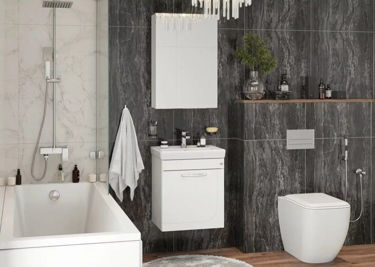 Зеркало-шкаф Onika Венеция 42.00 универсальное, белый