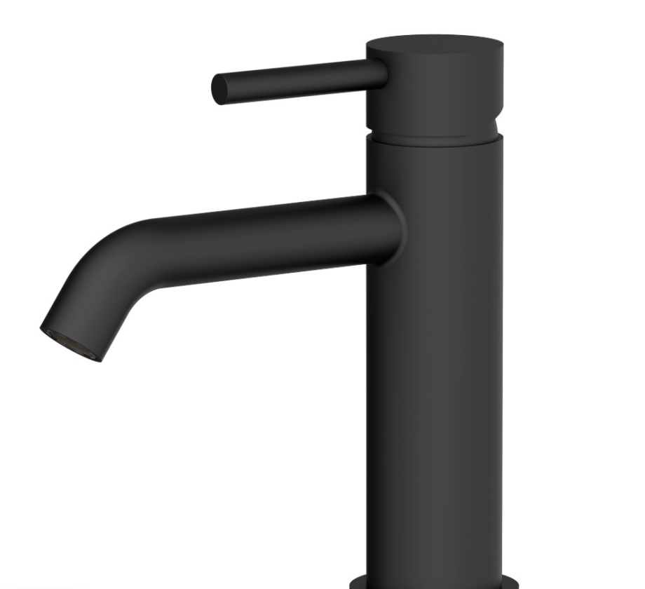 Смеситель для раковины SantiLine SL-9003MB черный матовый