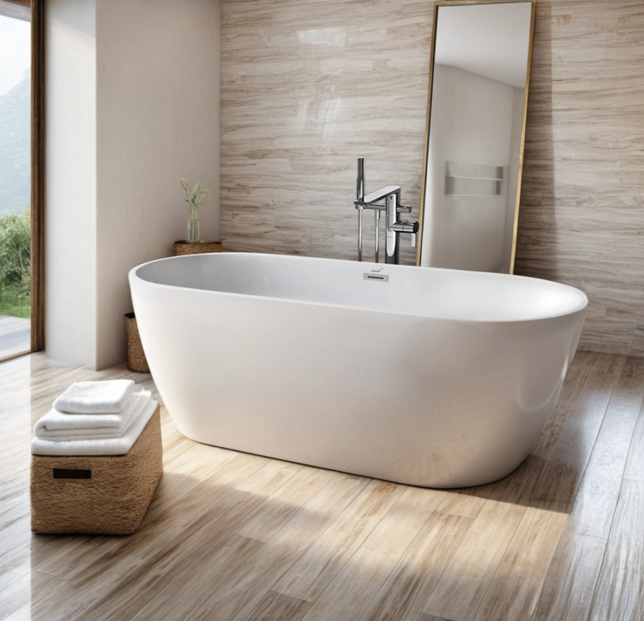 Ванна акриловая Cerutti Spa d'ISEO170II отдельностоящая (1700x750x600)