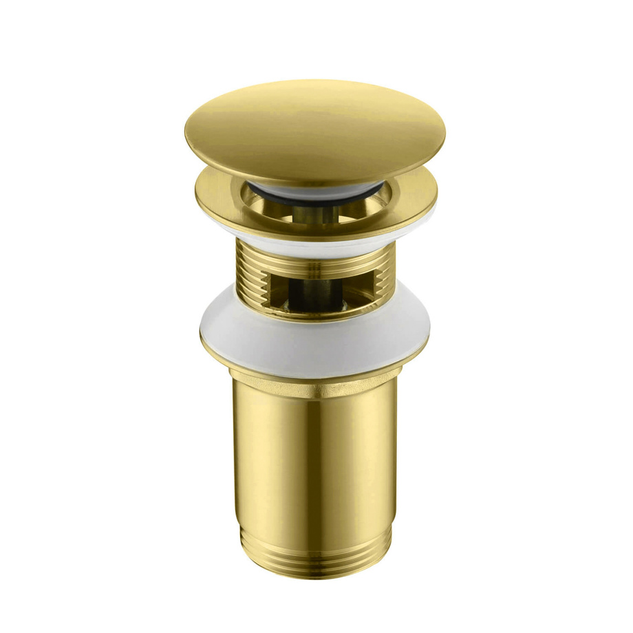 Донный клапан Timo 8011/20 золото шлифованное