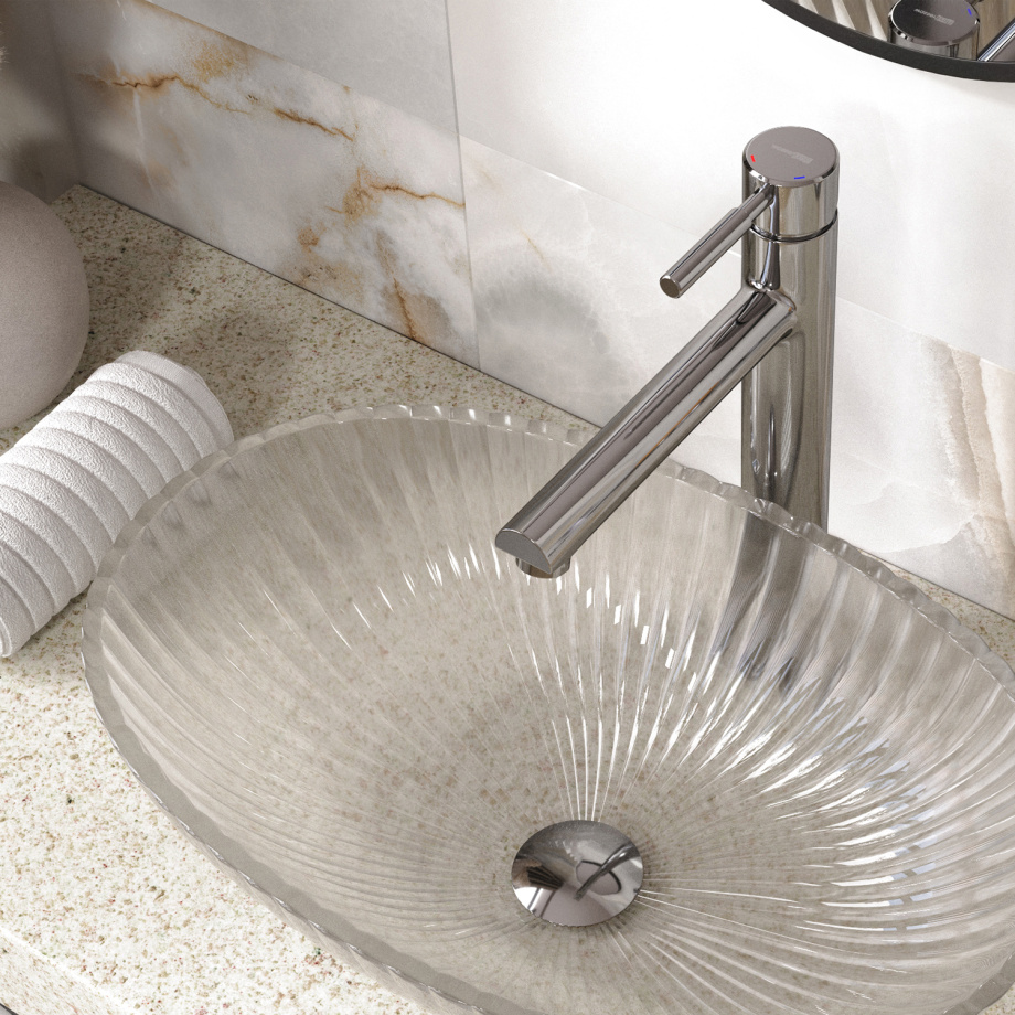 Смеситель для раковины WasserKraft Main 4103H хром