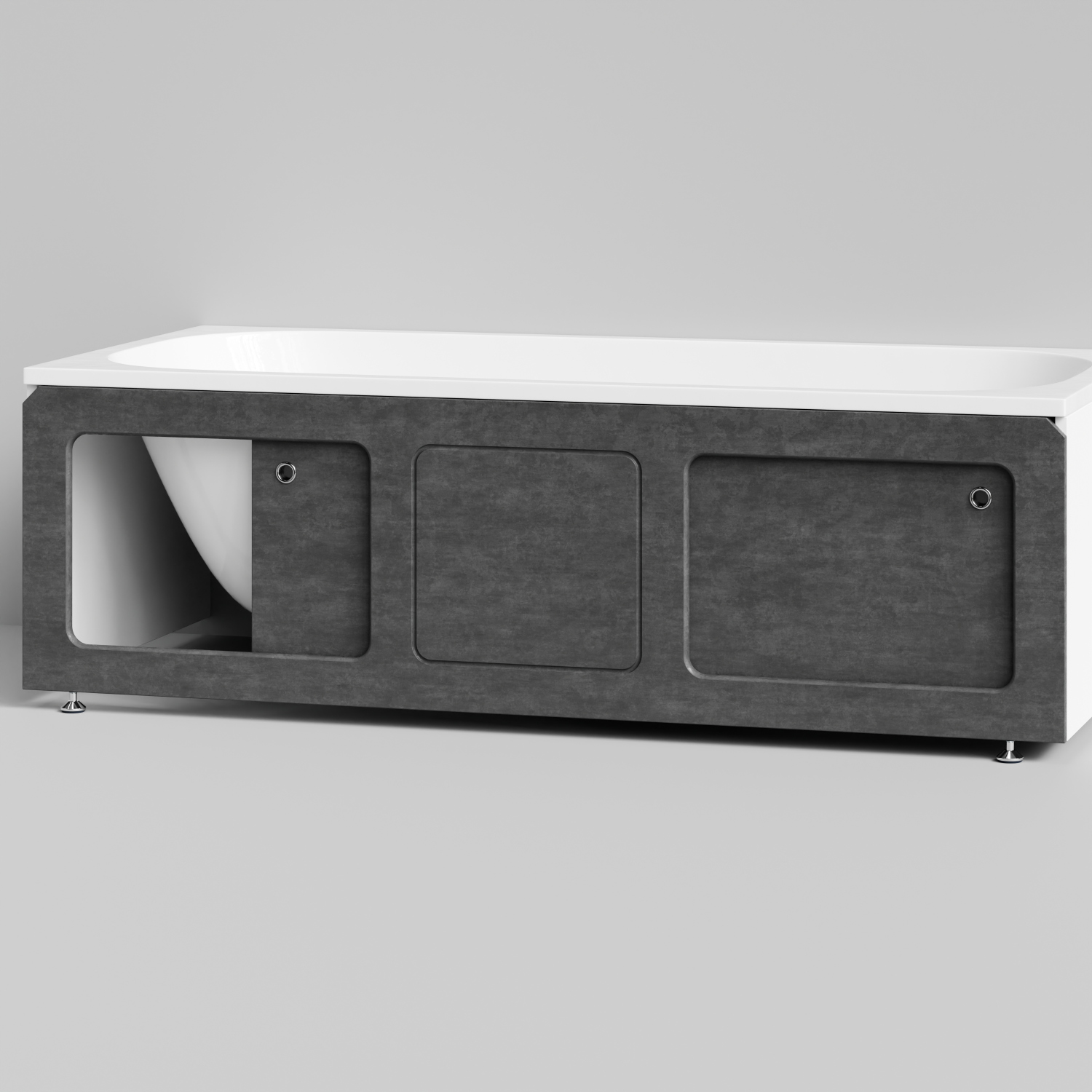 Экран под ванну Vod-ok Хит 180 раздвижной Серый камень