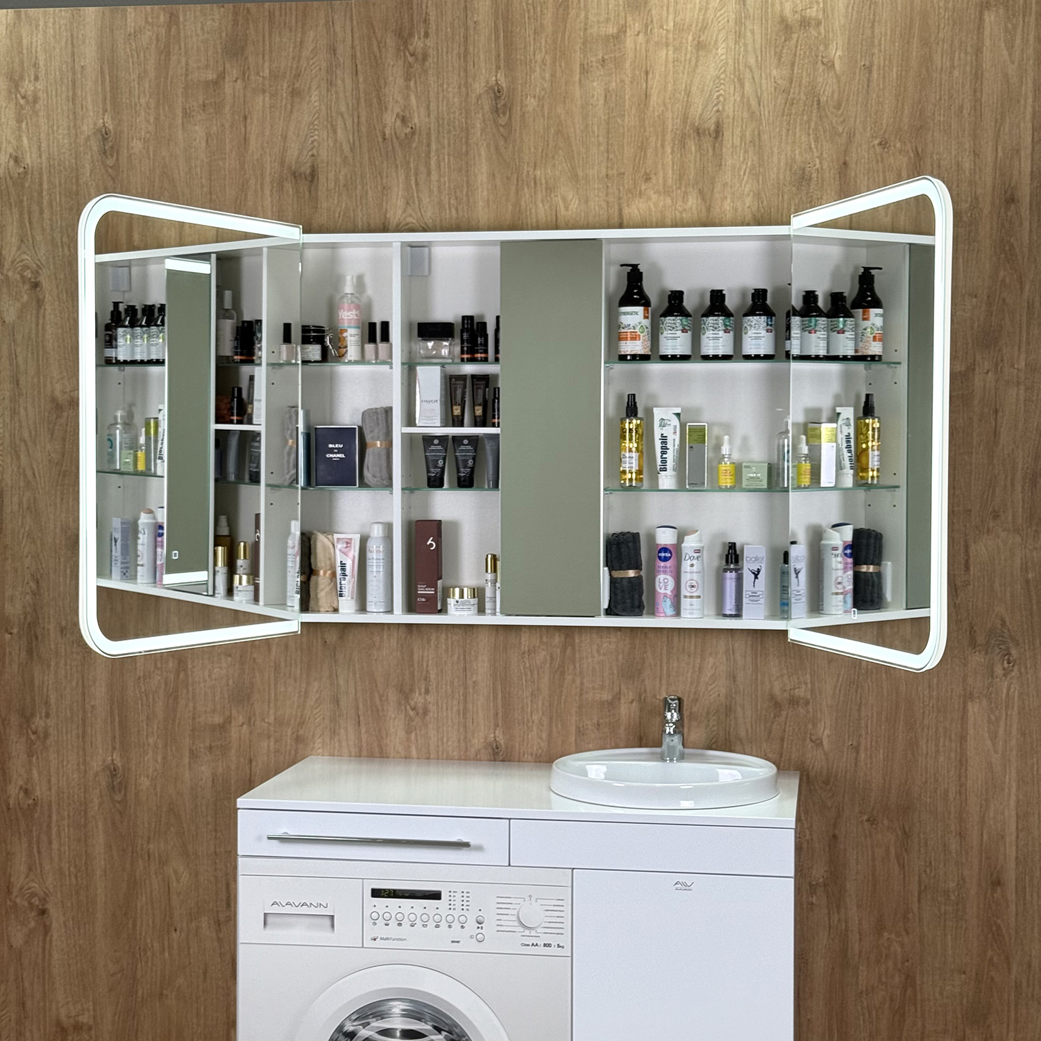 Шкаф зеркальный Alavann "Cosmetic Light 120"