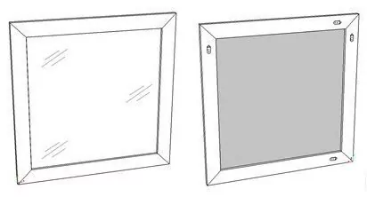 Зеркало Corozo Классика 80 белый