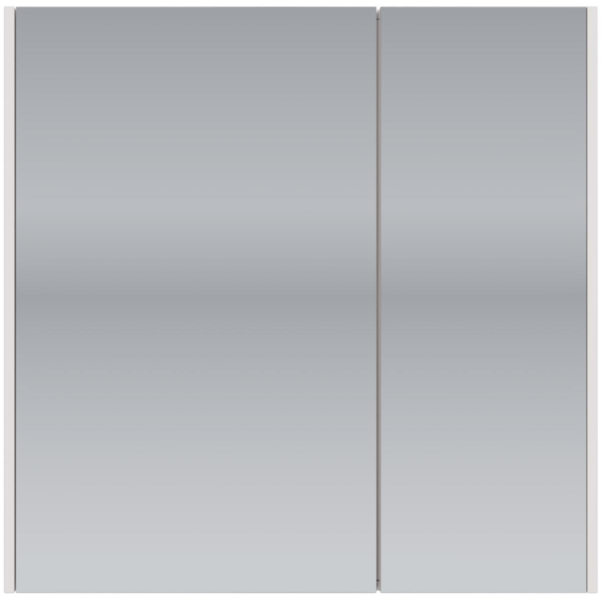 Зеркальный шкаф Dreja Prime 70 см, белый