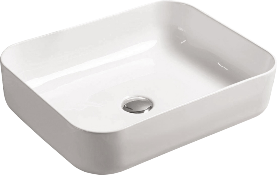 Раковина SantiLine SL-1051 накладная, белая