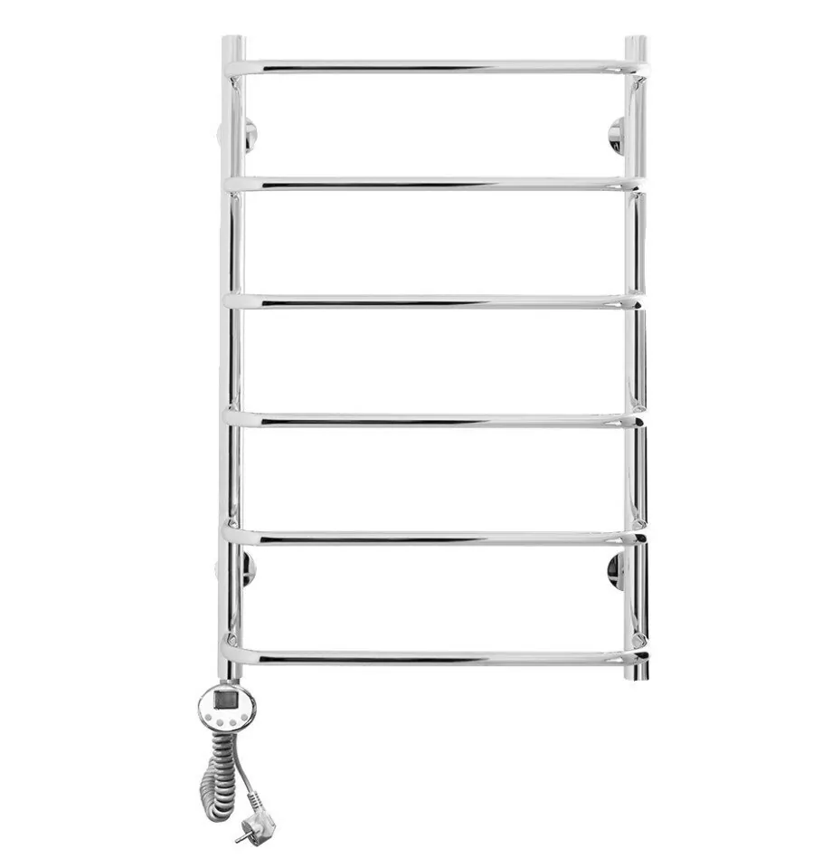 Полотенцесушитель электрический Domoterm Стефано П6 500x600 EL, хром