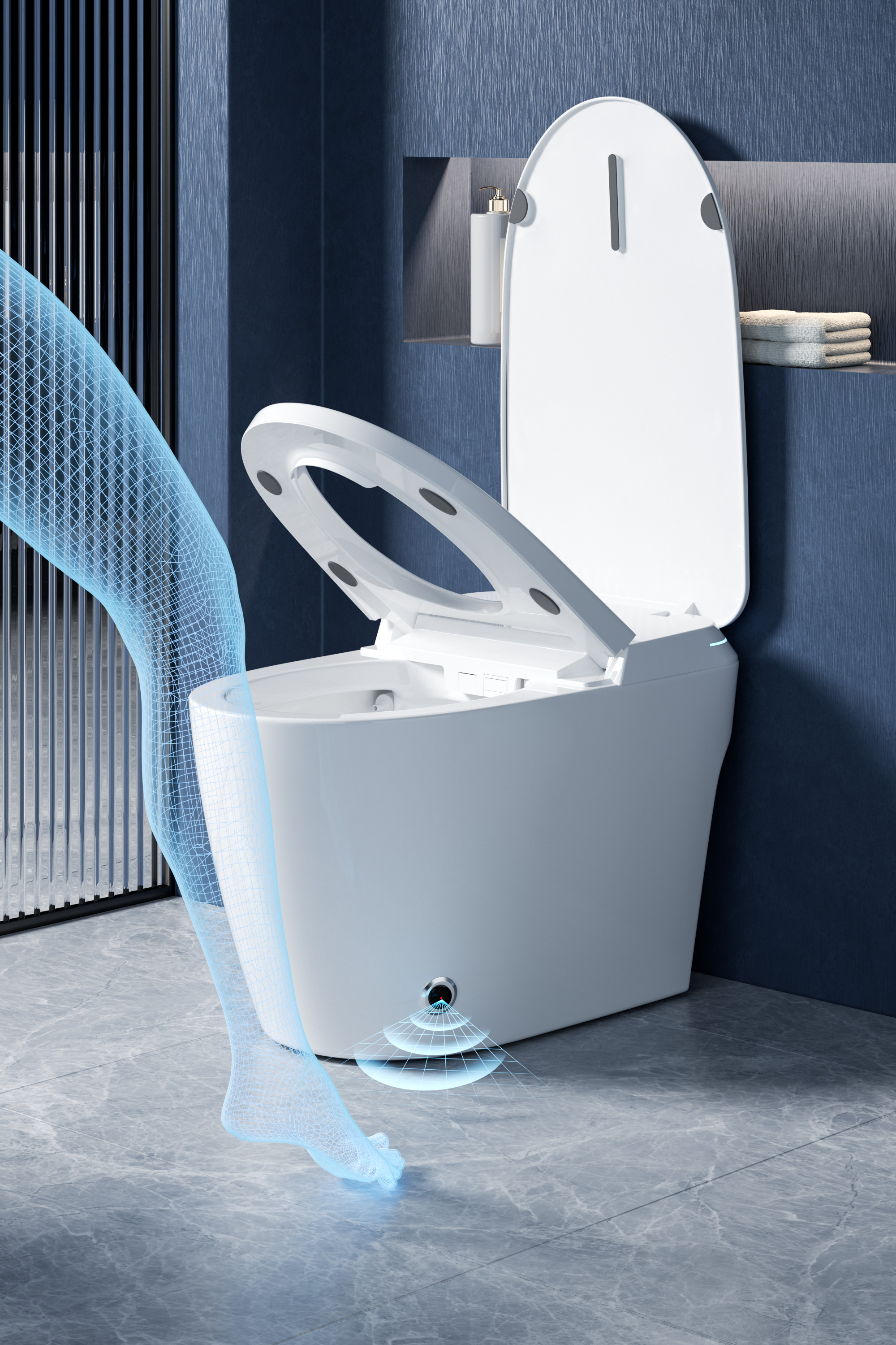 Унитаз Cerutti Spa MIRELLA Smart CT10615 напольный, белый