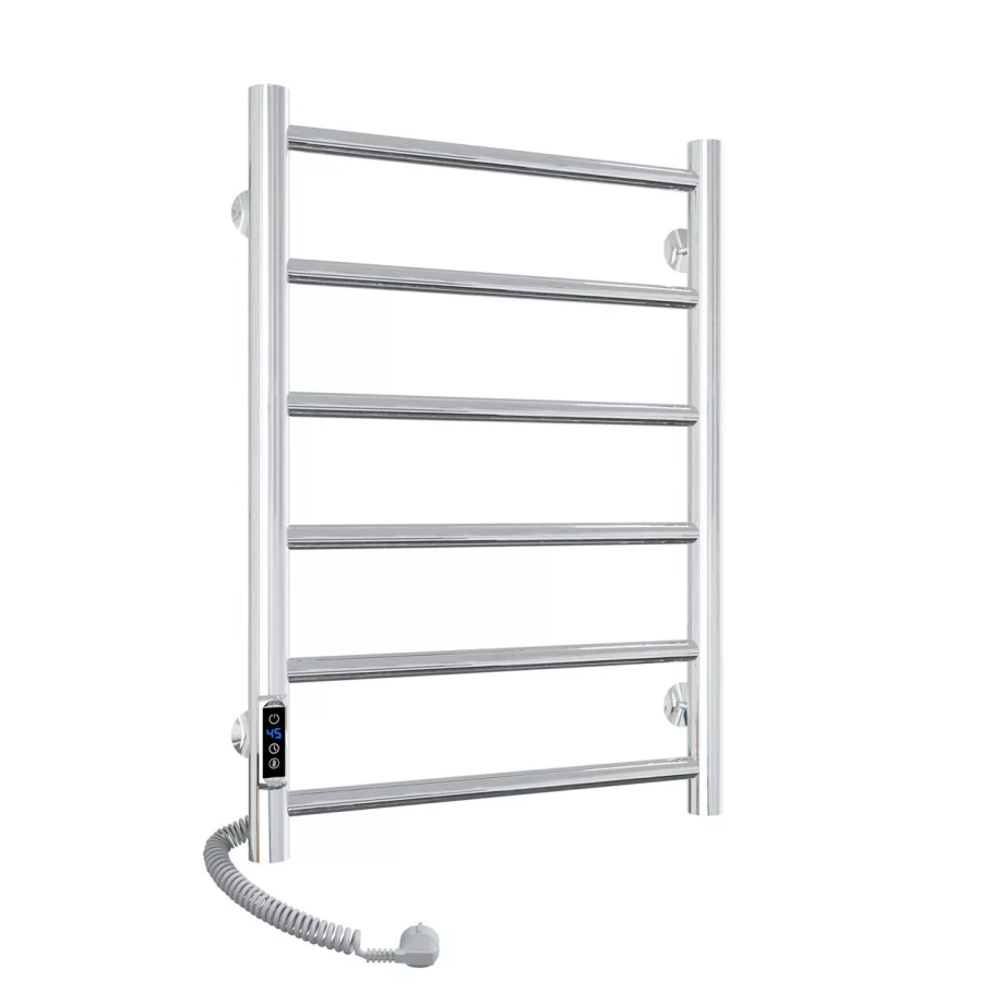 Полотенцесушитель электрический Laris Джаз П6 400х600 с терморегулятором, левый, хром