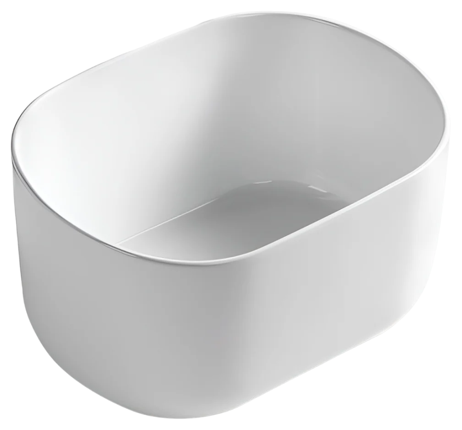 Раковина SantiLine SL-1113 накладная, белая