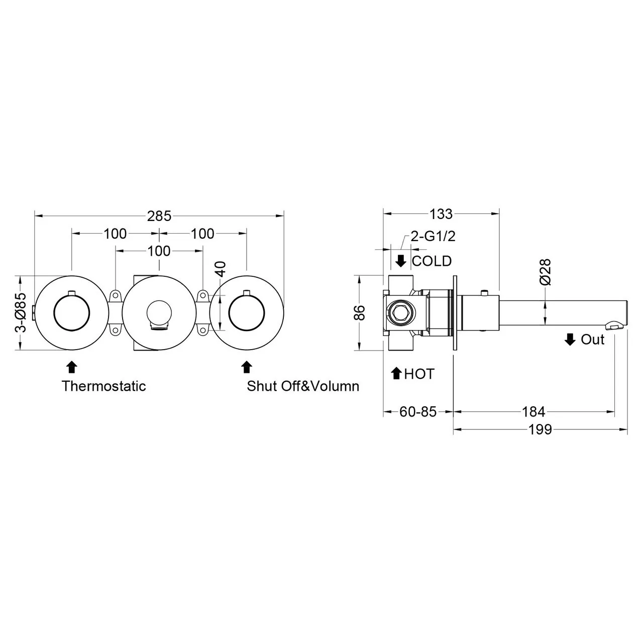 Смеситель для раковины Timo Saona 2382/17SM с золото матовое