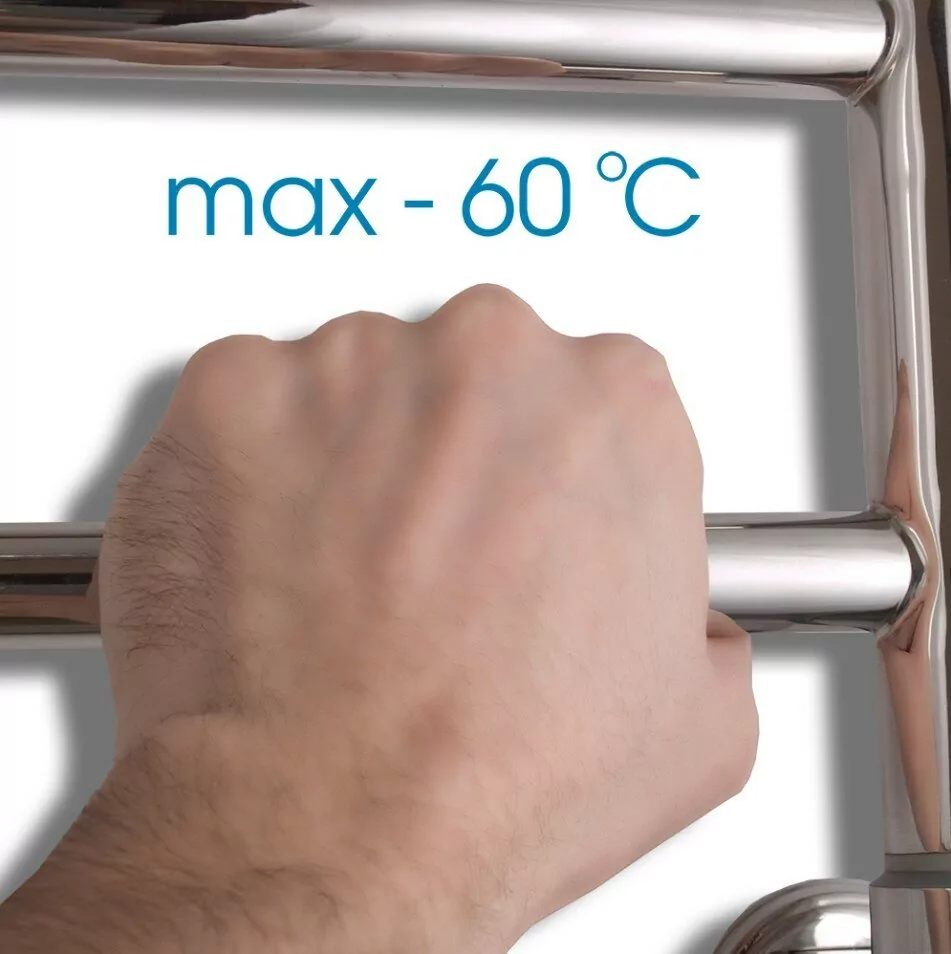 Полотенцесушитель электрический Energy H2 650x400 хром