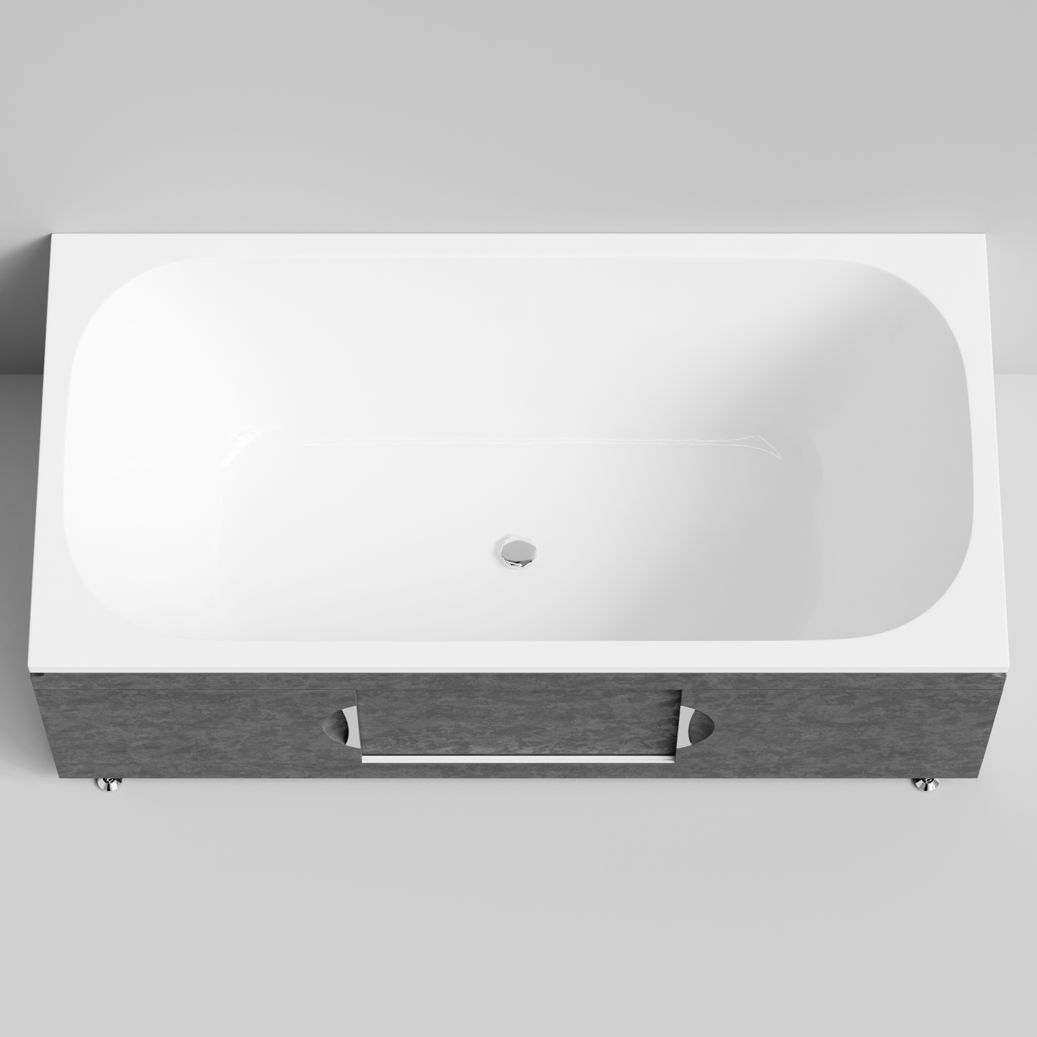 Экран под ванну Vod-ok Топ 170 раздвижной Серый камень