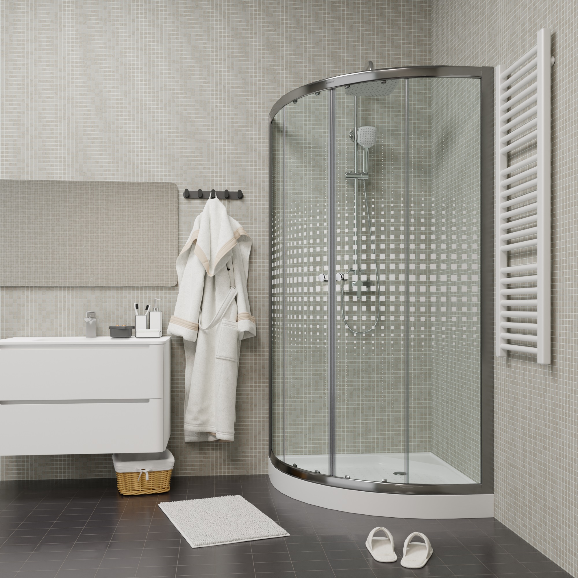 Душевой уголок Parly Z9111 90х90