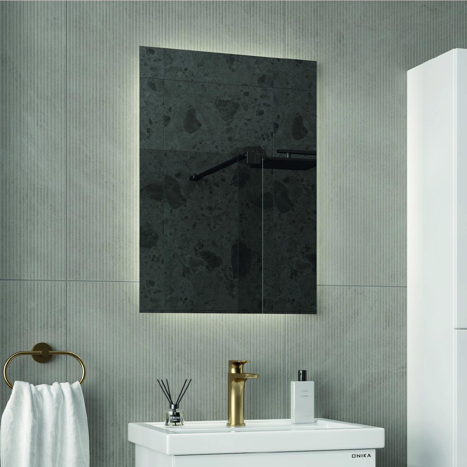 Зеркало Onika Люма 50 с LED подсветкой