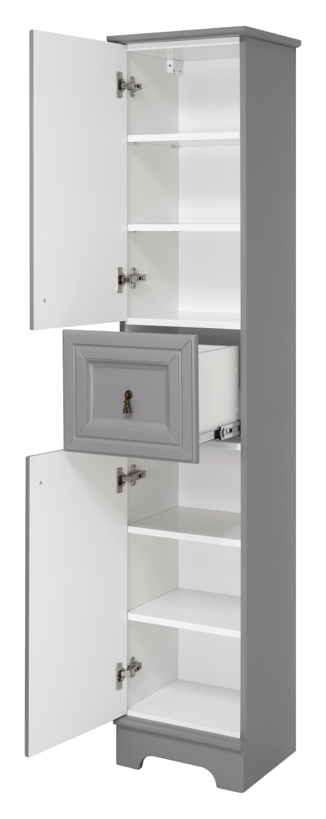 Пенал Misty Лувр 35 напольный, L, серый