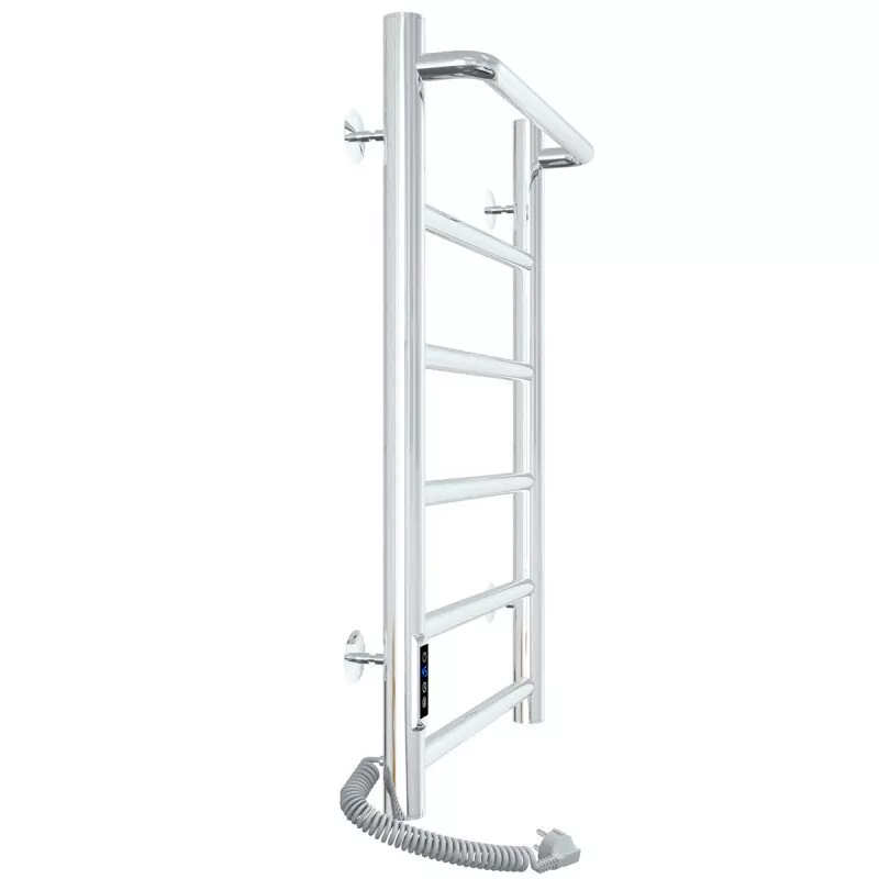 Полотенцесушитель электрический Laris Прайм П6 ЧК 400х600 левый, хром